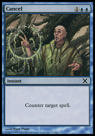 Cancel (10th Edition) Light Play Foil