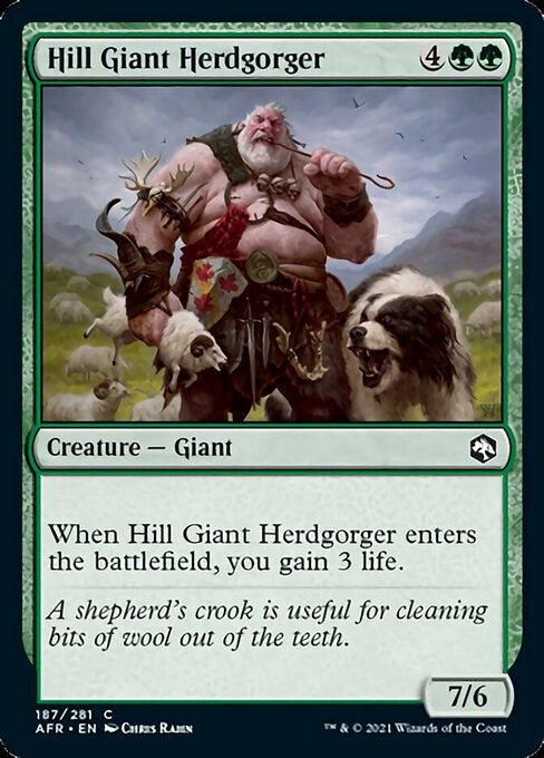 Hill Giant Herdgorger (Adventures in the Forgotten Realms) Light Play Foil
