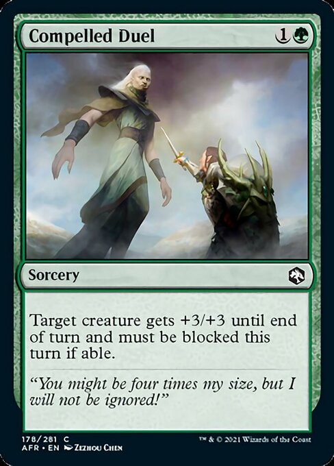 Compelled Duel (Adventures in the Forgotten Realms) Medium Play Foil