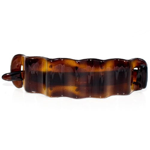French Non Metal Tortoise Shell Wave Barrette – Gladhair.com