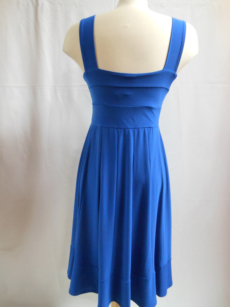 PRETTY WOMAN SCOOP NECK DRESS, BLUE – Silhouette Fashion Boutique