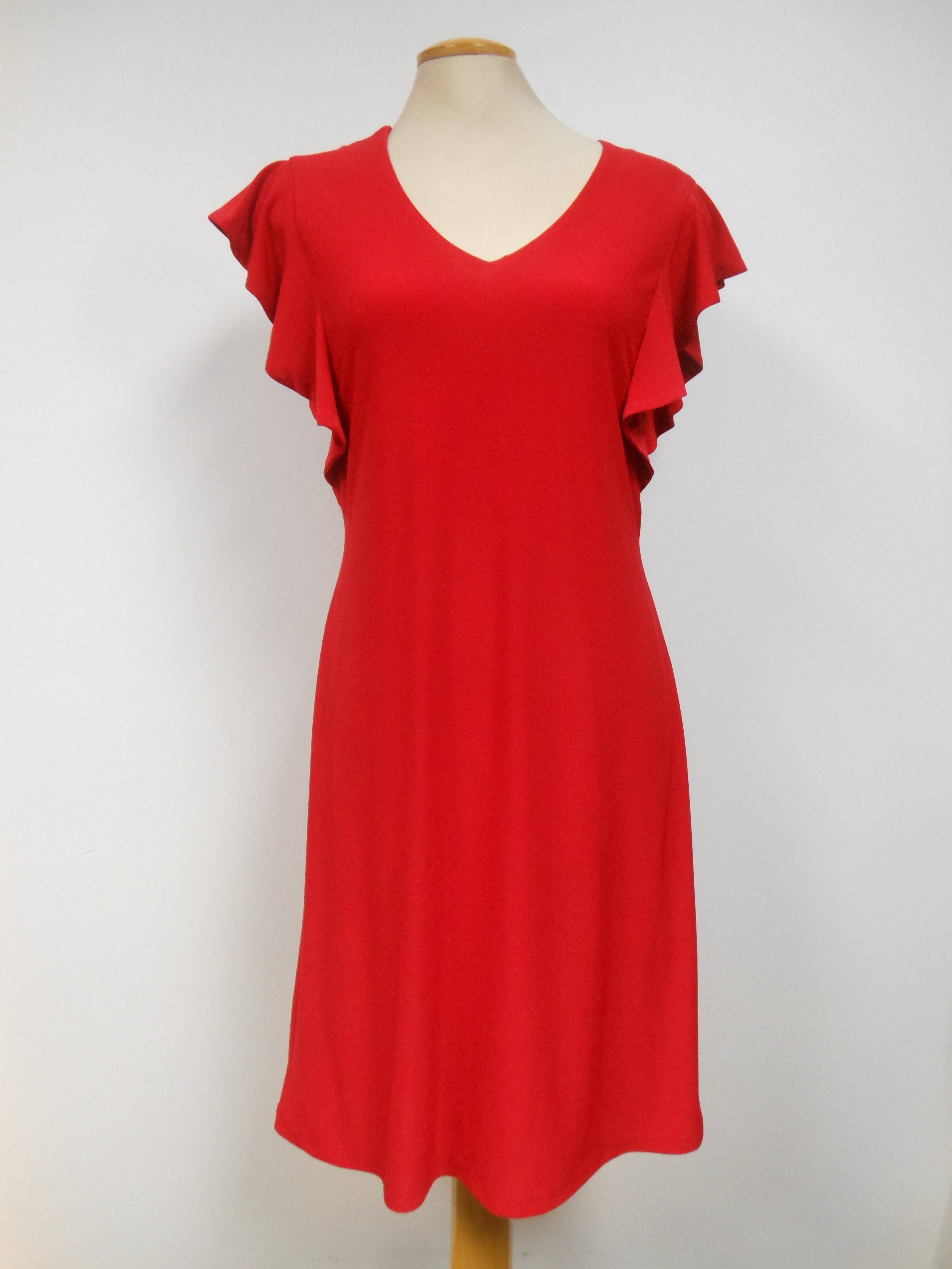 frank lyman red dress