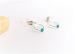Load image into Gallery viewer, Turquoise Fidget  Earrings
