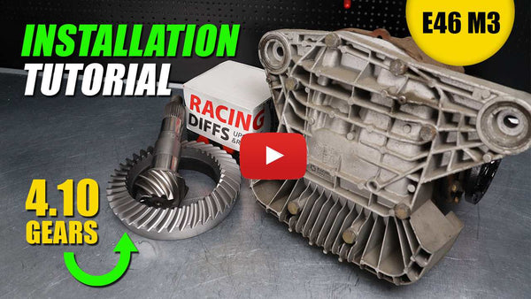 BMW E46 m3 differential gear ratio 4.10 installation