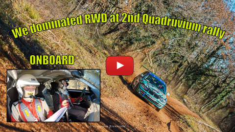 RacingDiffs BMW 130i Quadruvium Rally onboard with Luka popovic