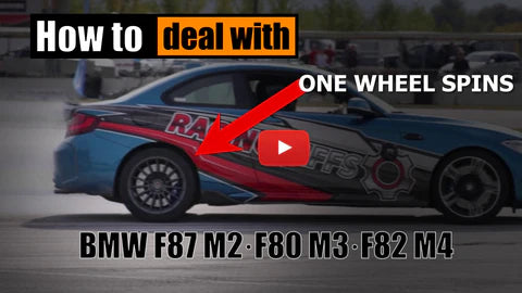 How to stop one-wheel spin on BMW F87 M2, F80 M3, and F82 M4 with RacingDiffs LSD upgrade
