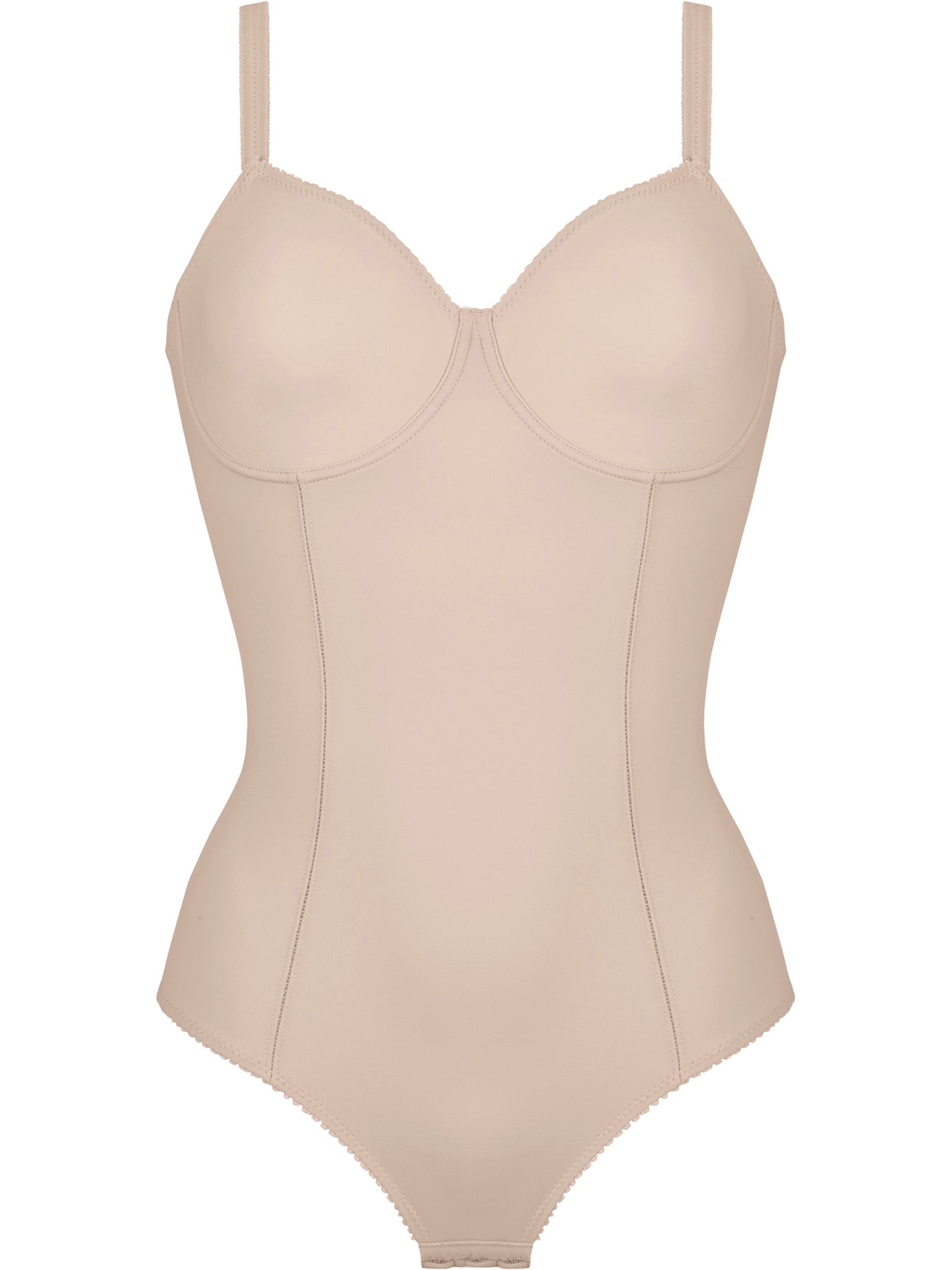 Minimizer Body mit Spitze - Light Beige