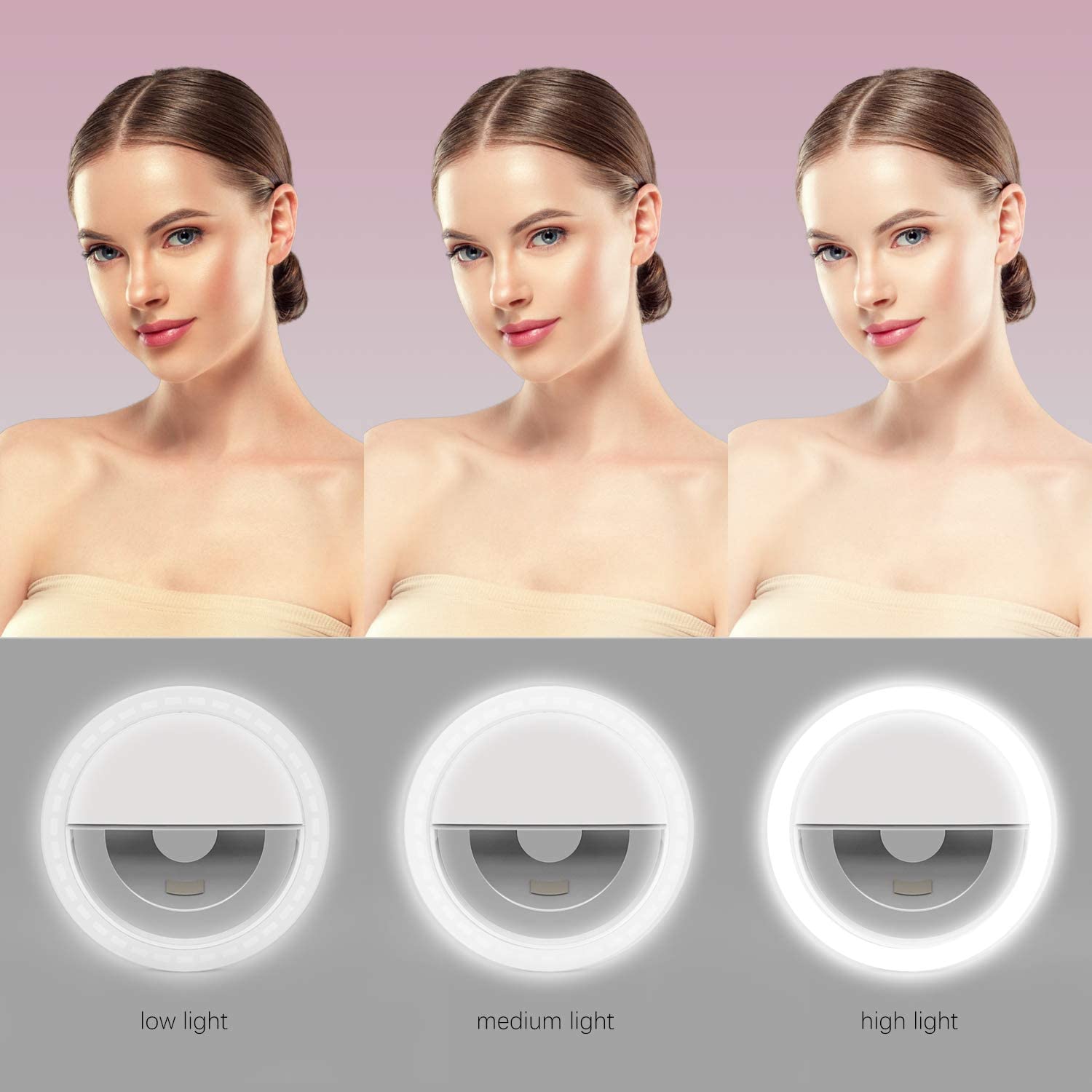 Clip on Selfie Ring Light-image-4