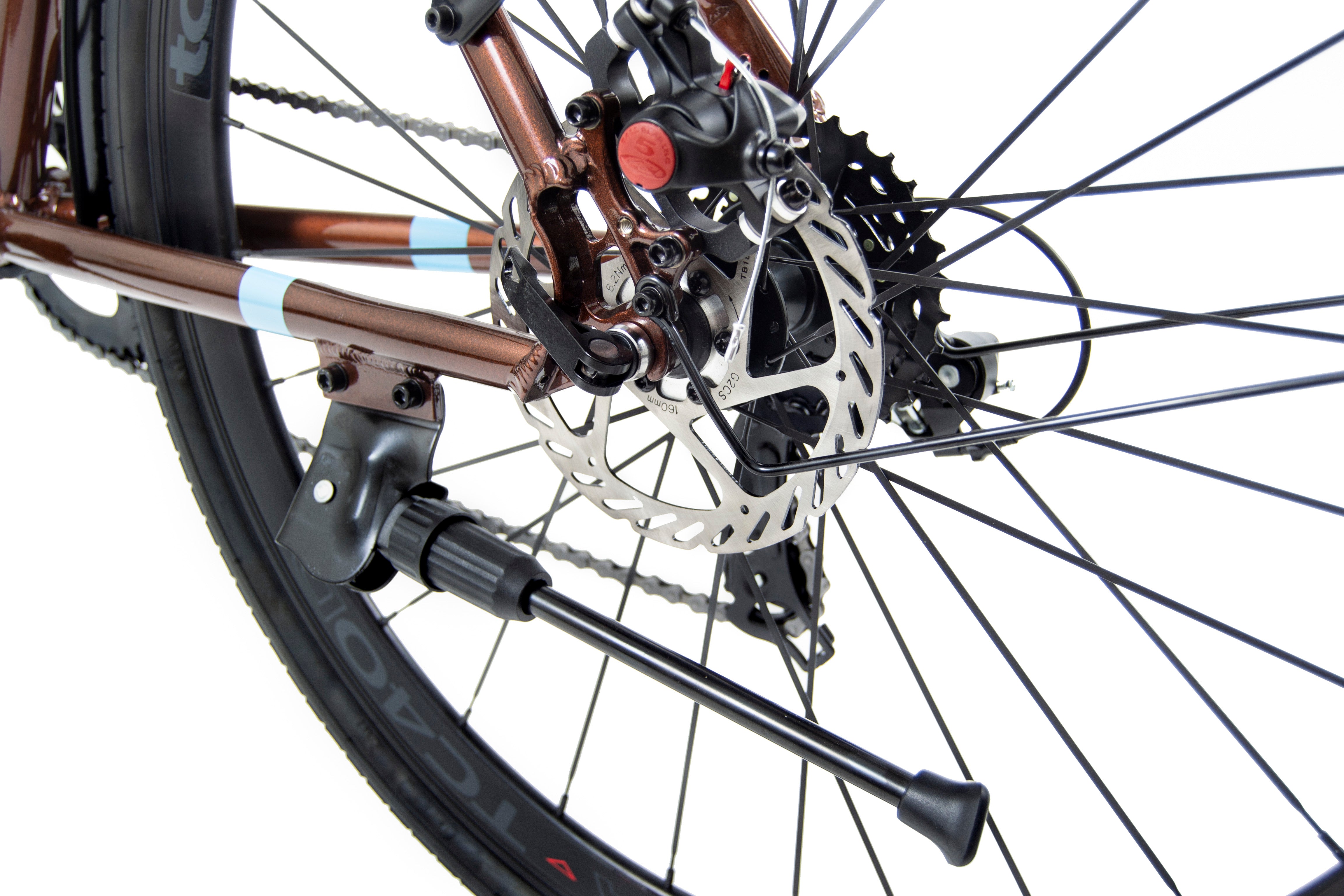 kickstand for mountain bike with disc brakes