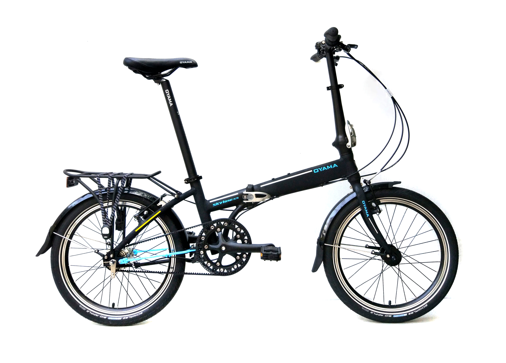 belt drive folding bike