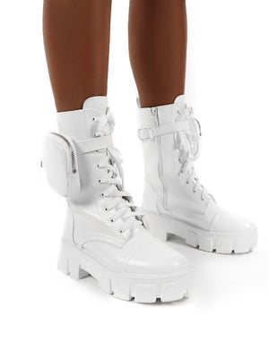 white shoe boots