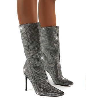 diamante boots