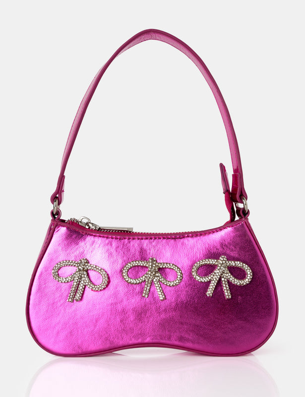 AKA Pink Embossed Handbag – LoveMeGreek