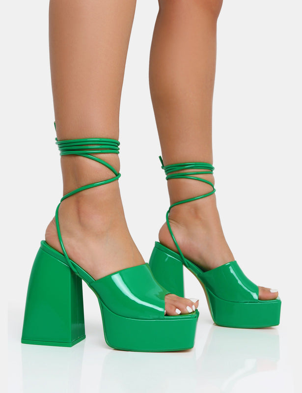 Green Heels | Green High Heels | PrettyLittleThing CA