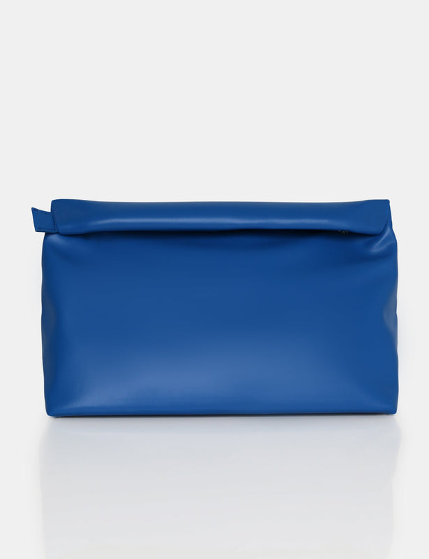 Zara Blue Collection Clutch Box Bag