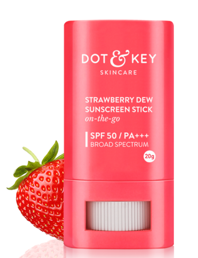 Strawberry Dew Sunscreen Stick SPF 50 – Dot & Key