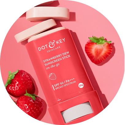Strawberry Dew Sunscreen Stick SPF 50 – Dot & Key