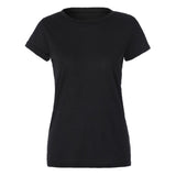 Stylish Women's T-Shirt Hollow Out Back Round Collar 