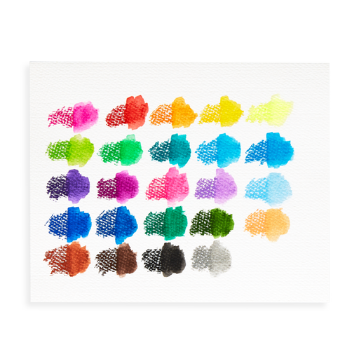 Rainbow Sparkle Metallic Watercolor Gel Crayons– Andnest