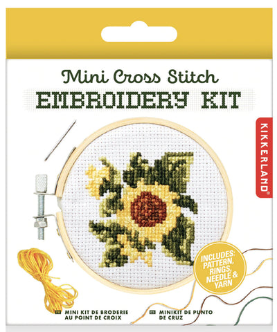 Kikkerland Crossstitch Embroidery Kit-Ohh! By Gum - Shop Sustainable