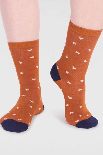 Thought Wren Bamboo Bird Socks-Ohh! By Gum - Shop Sustainable