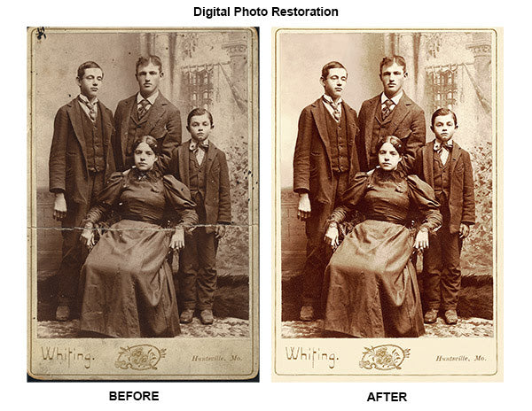 NFA Printing Digital Restoration Example - Fine Art Printing Service Reno, NV