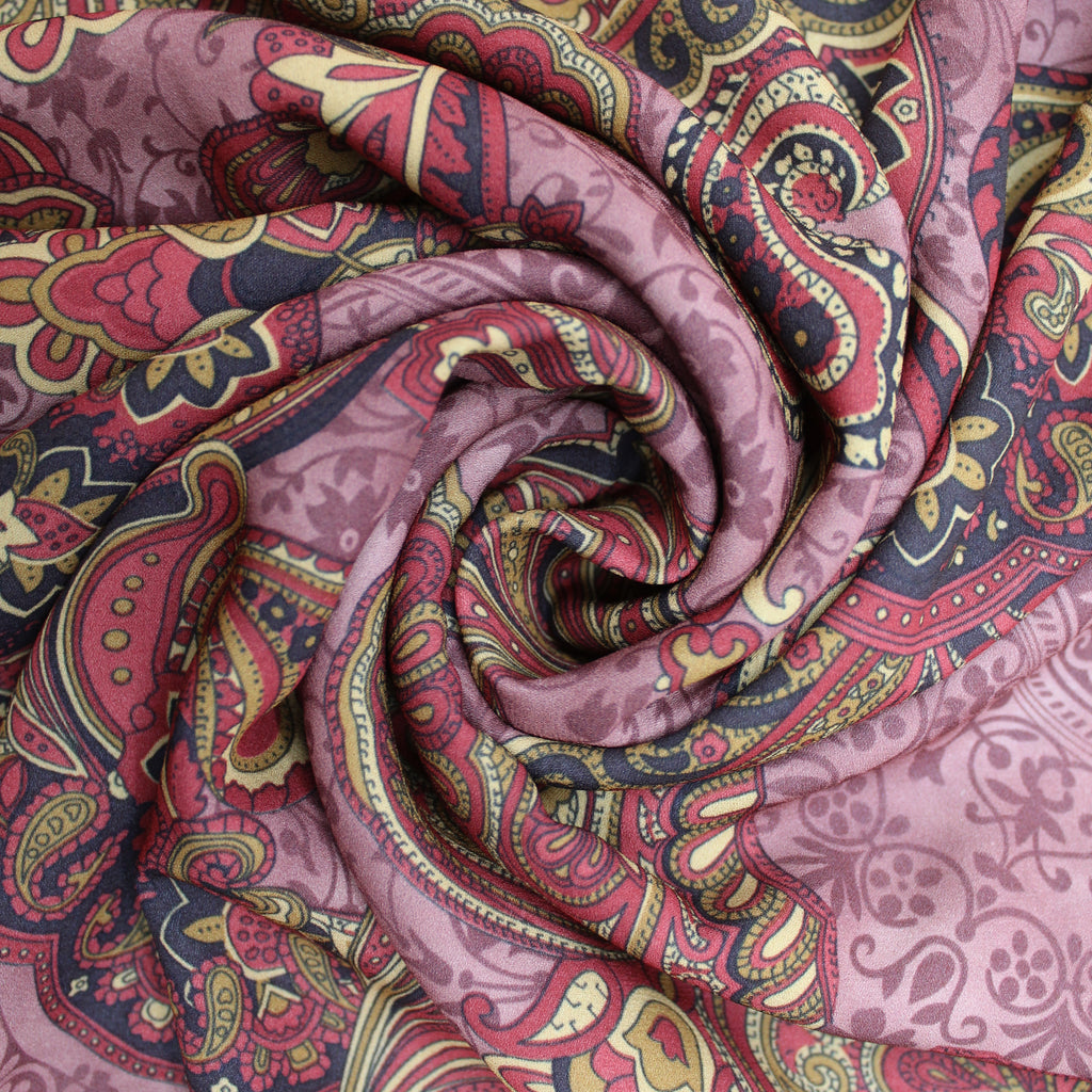 3FOR5 Georgette Fabric 'Paisley Fun' 60" Wide