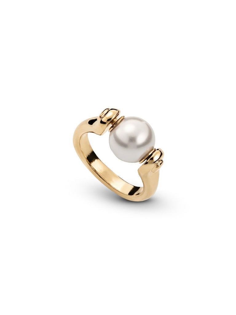 Full Pearl Moon Ring – Rosemary & Thyme