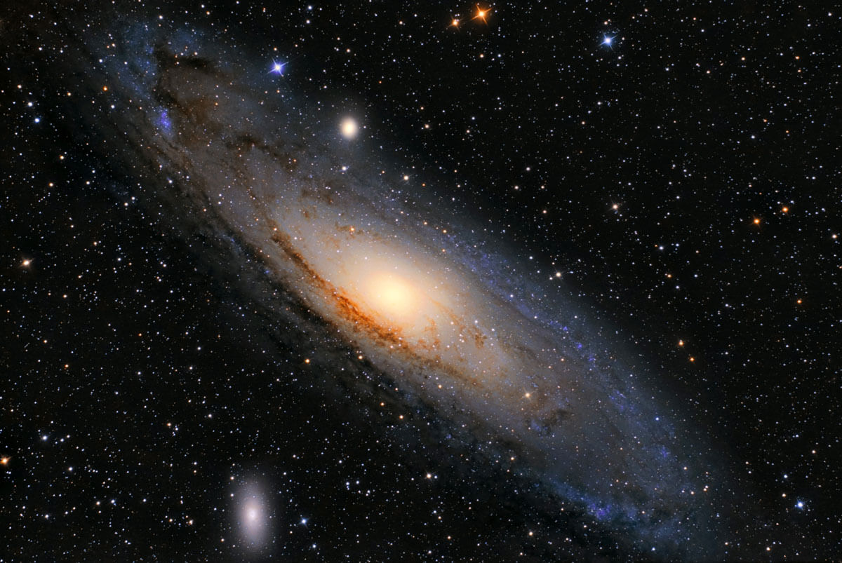 Spiral galaxy M31, Andromeda Galaxy, Andromeda Nebula