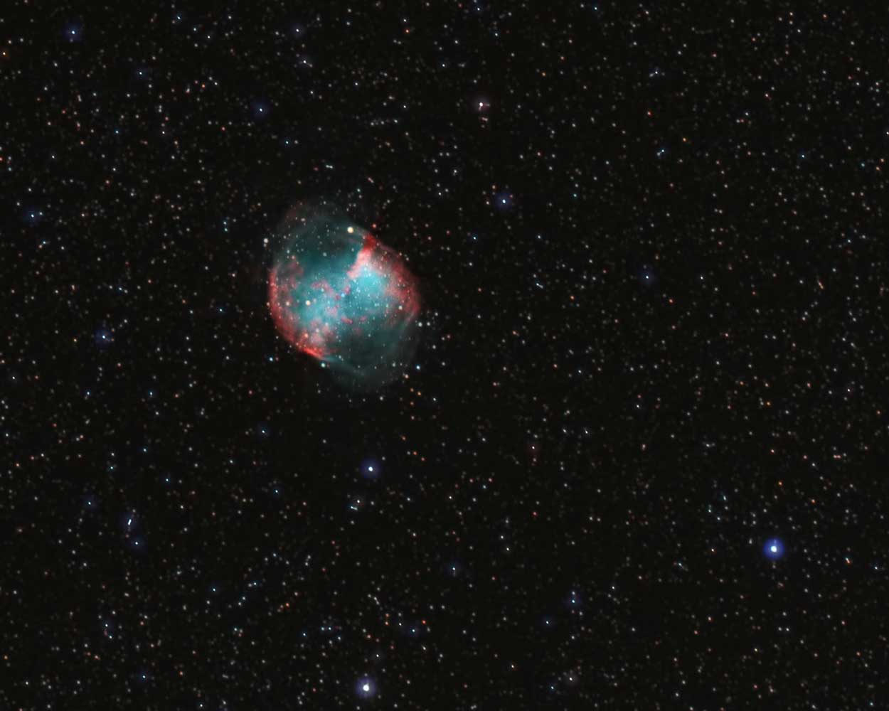 Planetary nebula M27, Dumbbell Nebula