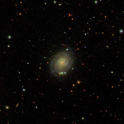Spiral galaxy NGC 7040