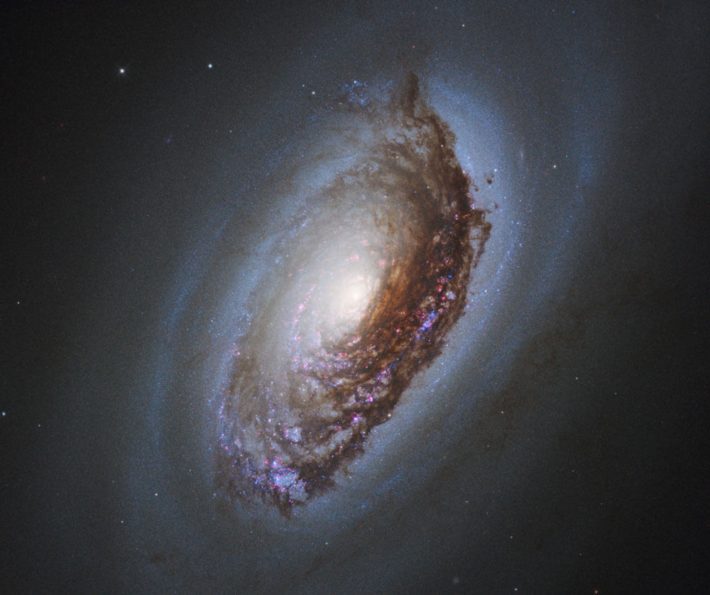 Spiral galaxy M64, Black Eye Galaxy