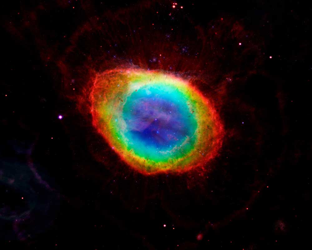 Planetary nebula NGC 6720, M57