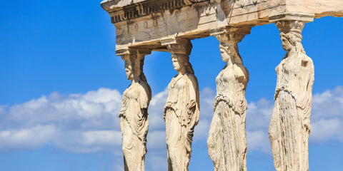 Parthenon in Athens Greece where ECCOSOPHY microfiber beach towel and beach blanket company visited.