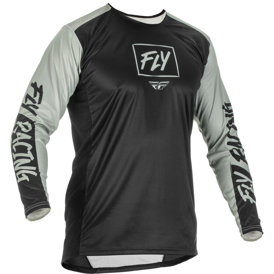 2022 Fly Racing Lite Jersey - Black/Grey – Bike Kings