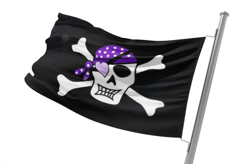 Drapeau Flottant Les pirates - Décoration de fête Pirates