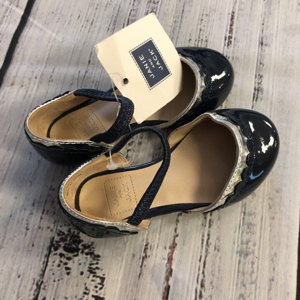 Janie & Jack navy leather shoes size 5 N E W – The Birds Nest Resale