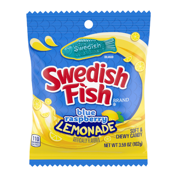 Po Expiraci Swedish Fish Mini Red White & Blue 816g USA - Americké,  Asijské, Evropské sladkosti