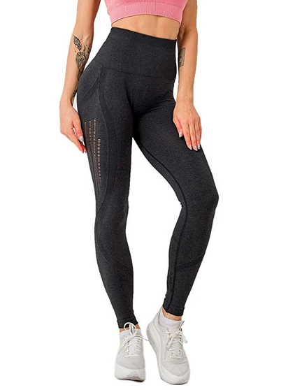 Women's High Waist Seamless Leggings Ankle Yoga Pants Squat Proof Work –  VossMc