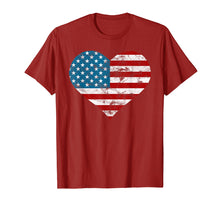 Ladda upp bild till gallerivisning, Funny shirts V-neck Tank top Hoodie sweatshirt usa uk au ca gifts for USA Flag Heart Distressed Patriotic T-Shirt 4th of July Gift 1191827
