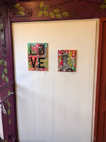 Photos of "Mini pops" solo Exhibition by Barrie J Davies at The Egg Cafe Liverpool