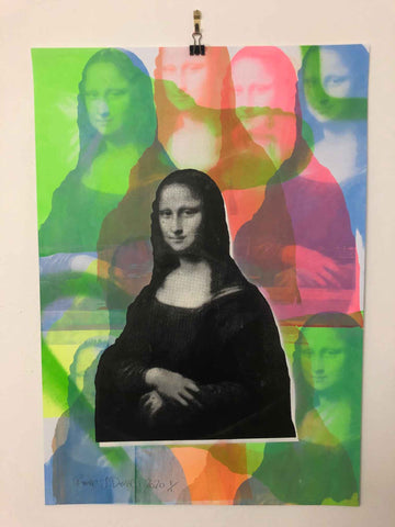 Mona lisa pop art prints