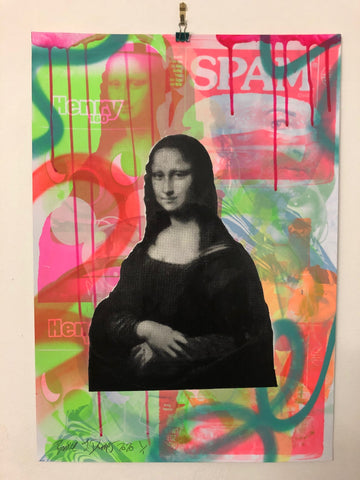 Mona lisa pop art prints