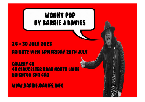 Wonky Pop solo exhibition coming soon!