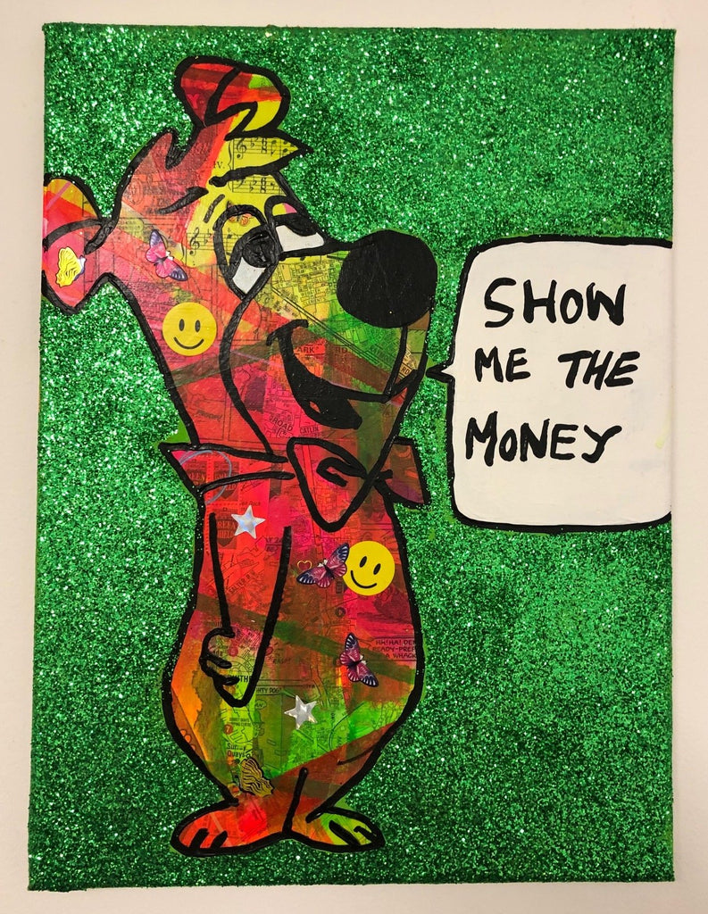 Show Me The Money Pop Art Painting By Barrie J Davies 19