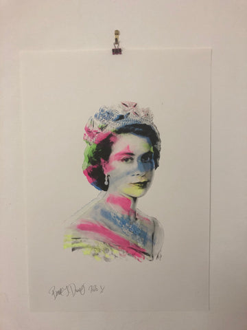 Queen Elizabeth Pop Art Prints