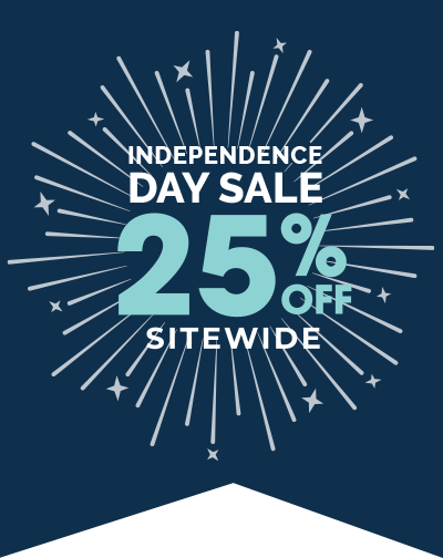 Independence Day Sale - 25% Off Sitewide