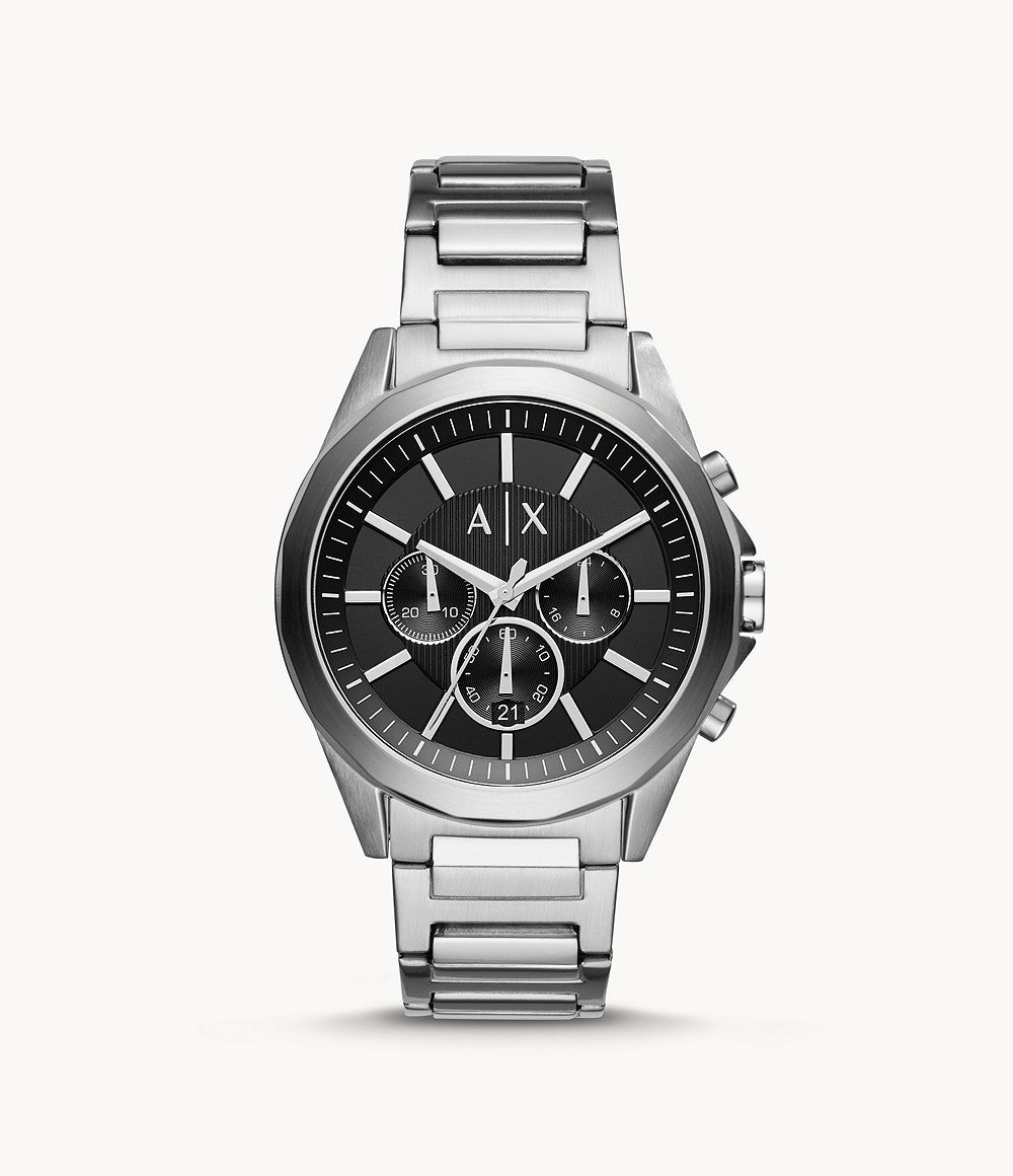 armani metal watch