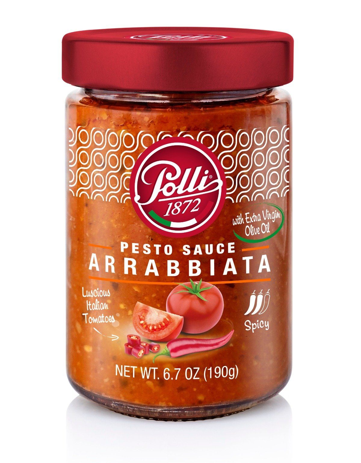 Arrabbiata Pesto Sauce by Polli  oz — Sogno Toscano