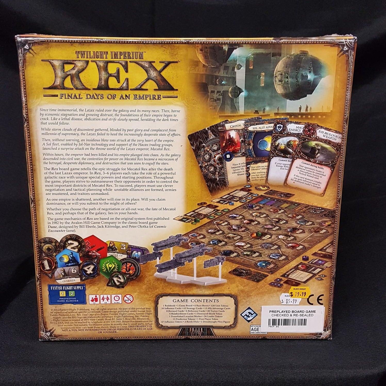 PRE-PLAYED) Twilight Imperium Rex